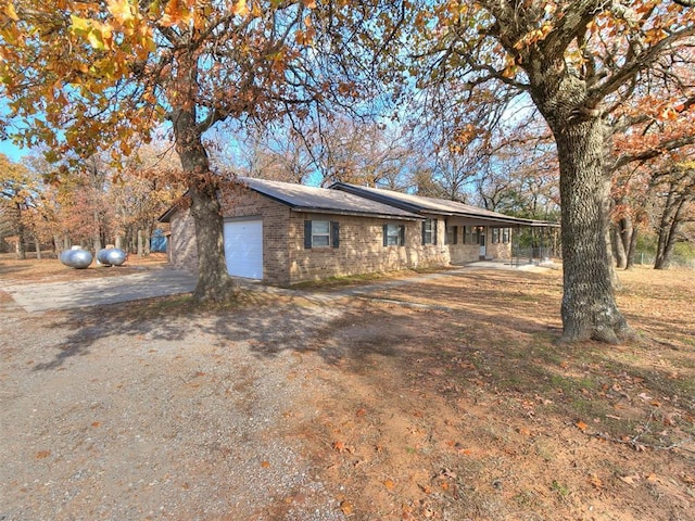 view of ranch-style home