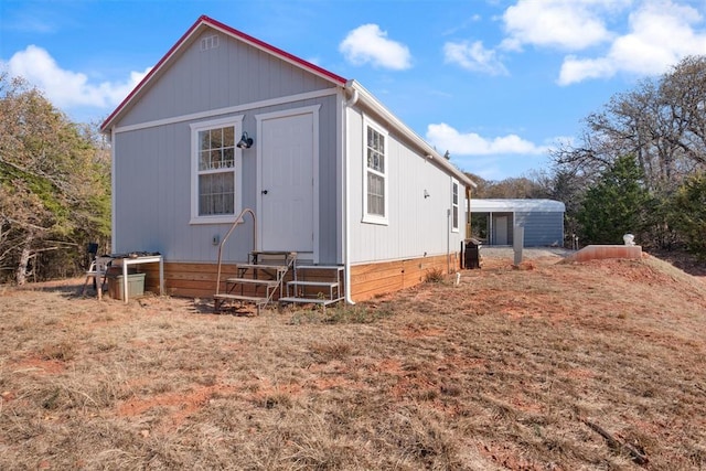 view of back of property