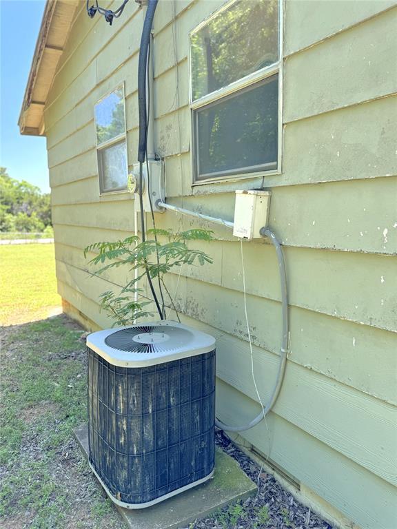 exterior view of central AC unit