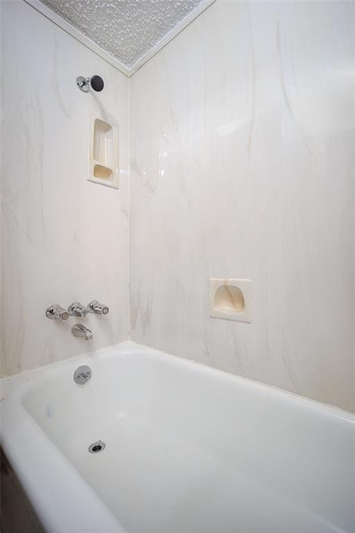 full bathroom featuring tub / shower combination