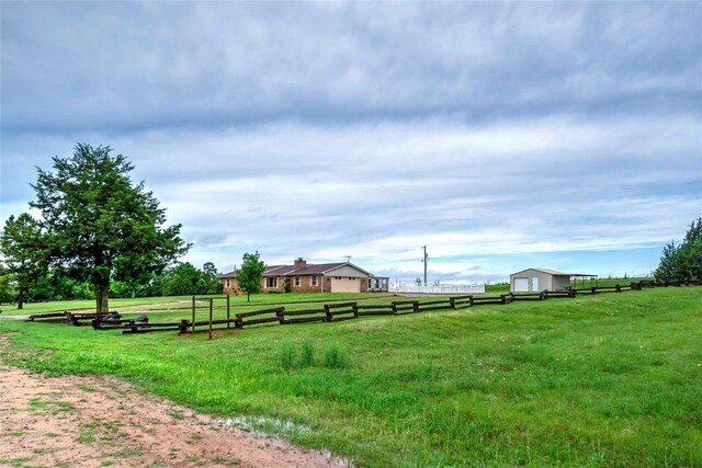 920173 S 3450th Rd, Chandler, OK 74834 - view of yard with a rural view