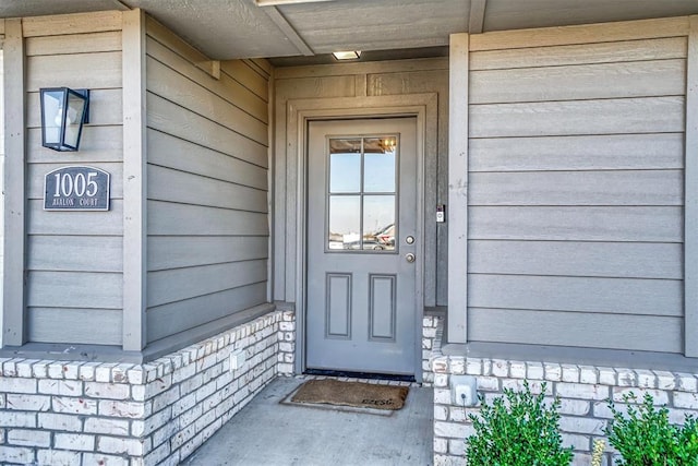 view of entrance to property