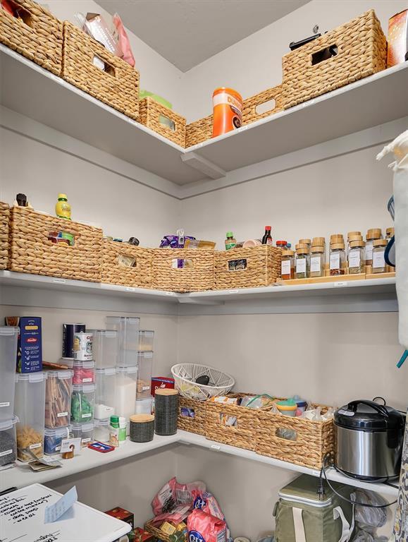 view of pantry