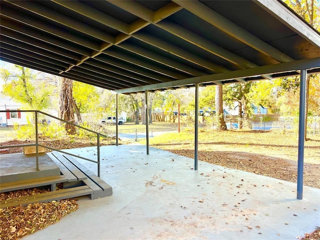 view of community featuring a patio