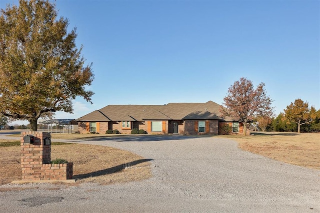 view of ranch-style house