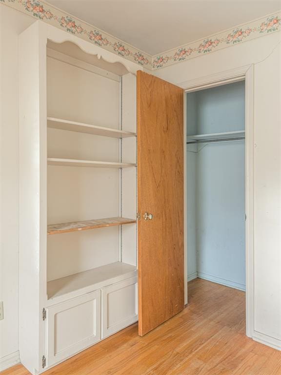 view of closet