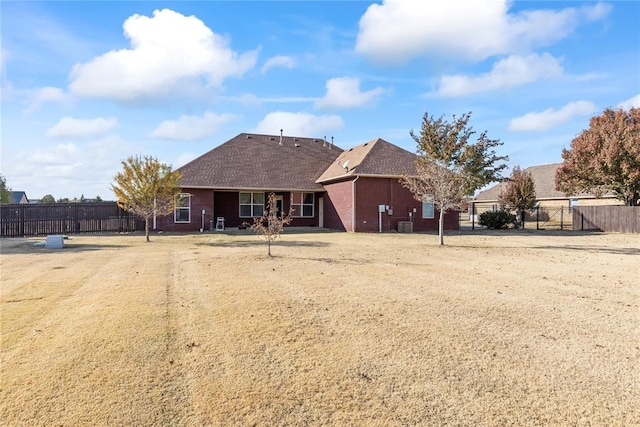 view of rear view of property