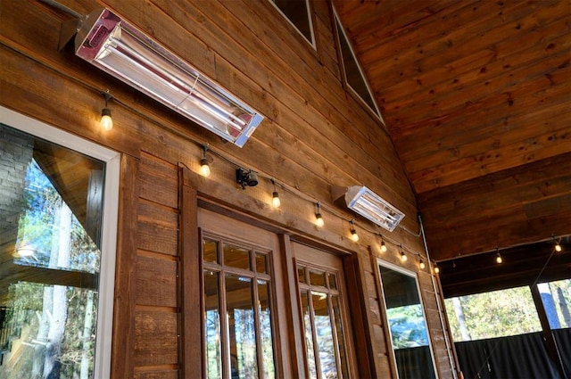 607 Sugar Pine Loop, Broken Bow, OK 74728 - detailed view of wood walls