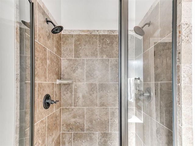 bathroom with walk in shower