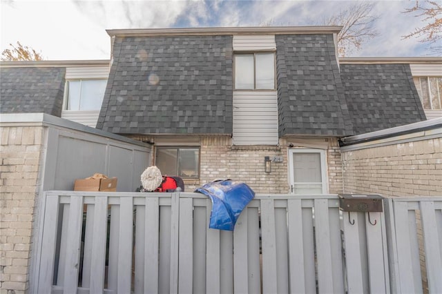 view of rear view of property