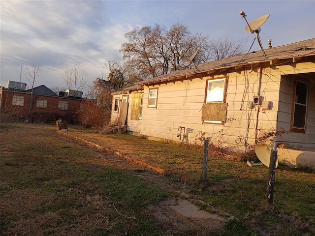 view of side of property