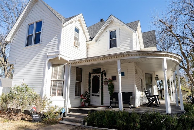 view of front of house with a porch