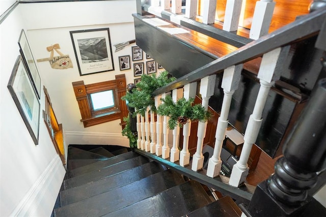 view of staircase