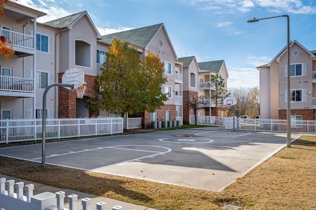 view of sport court