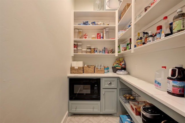 view of pantry