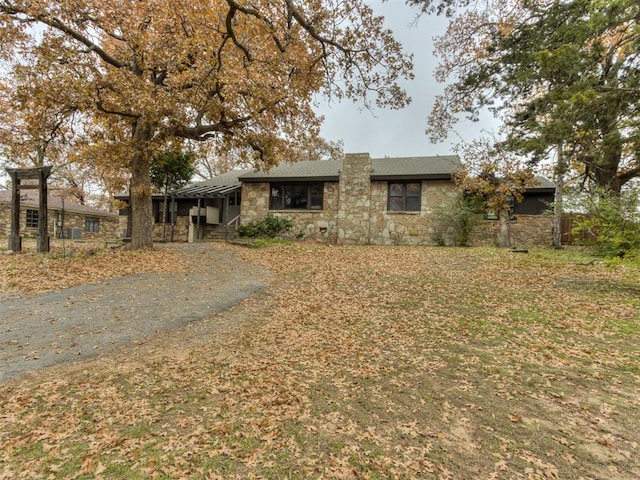 view of front of home