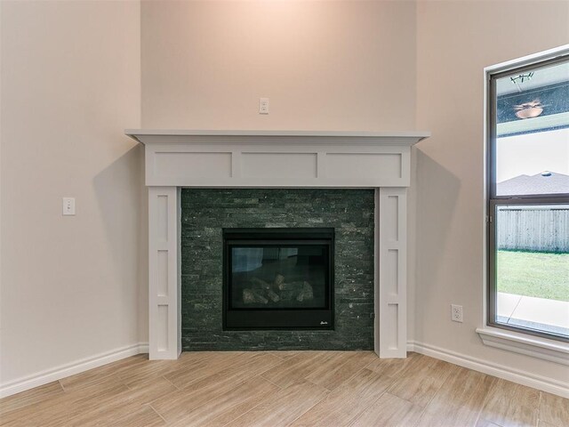 room details featuring hardwood / wood-style flooring