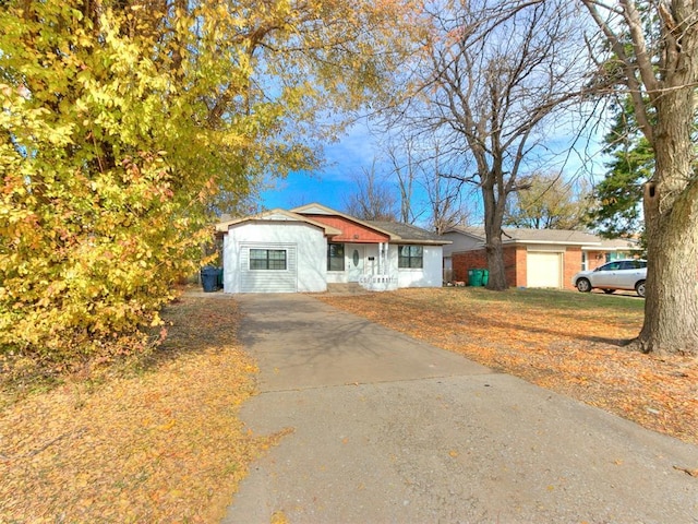 view of ranch-style home