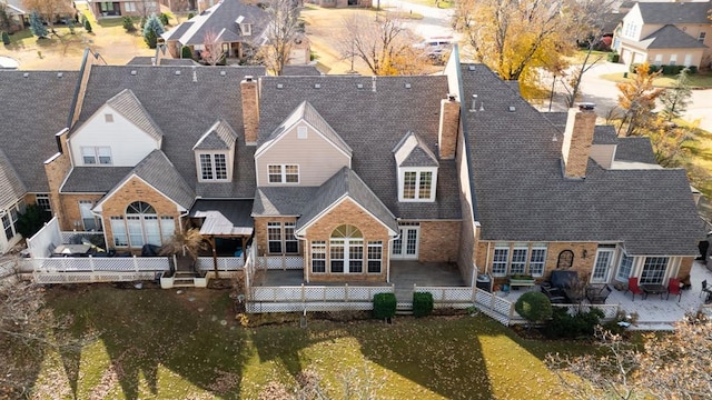 rear view of house with a patio