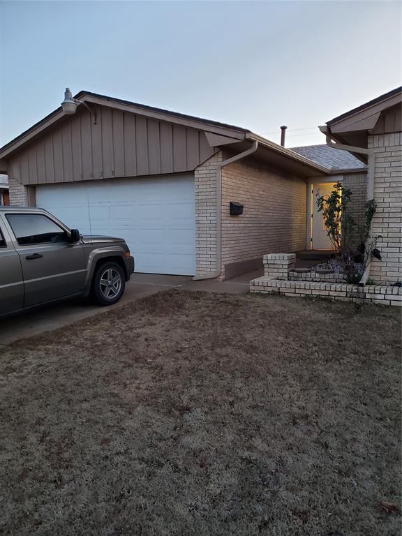 view of home's exterior with a garage