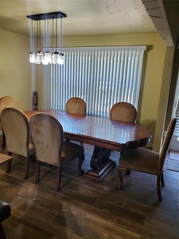 dining room featuring hardwood / wood-style floors