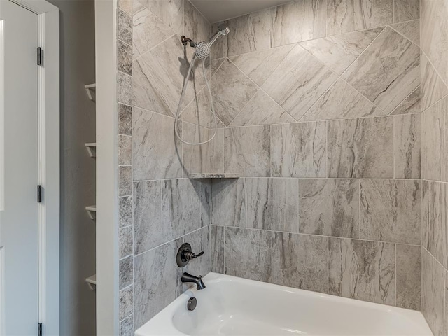 bathroom with shower / bathing tub combination