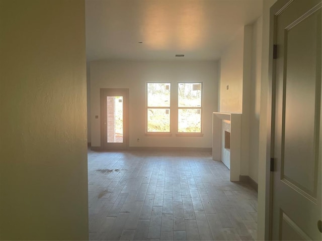 interior space featuring light hardwood / wood-style flooring