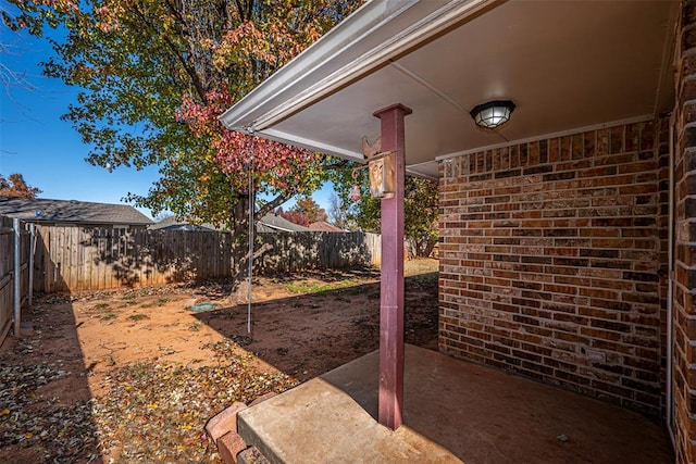 view of patio