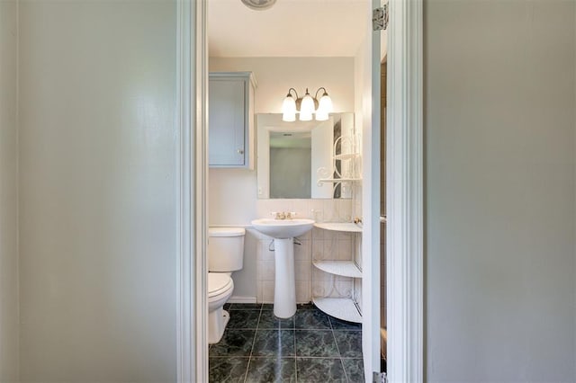 bathroom with toilet