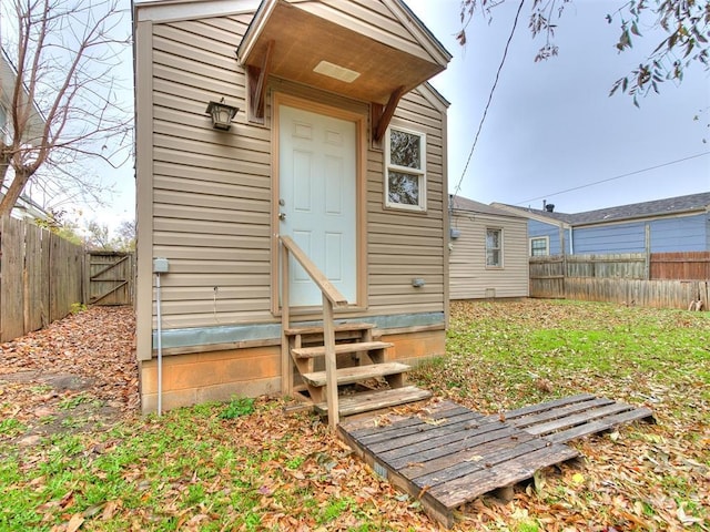 view of entrance to property