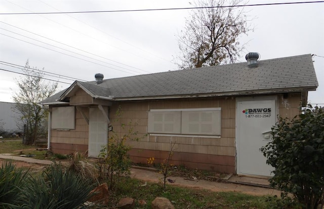 view of rear view of property