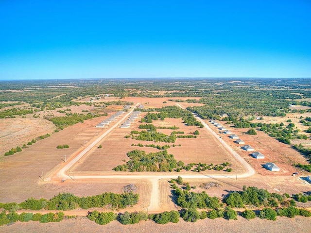 aerial view featuring a rural view