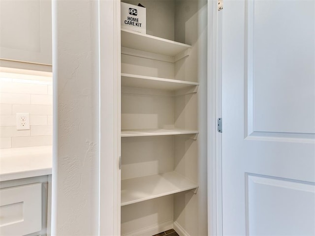 view of closet