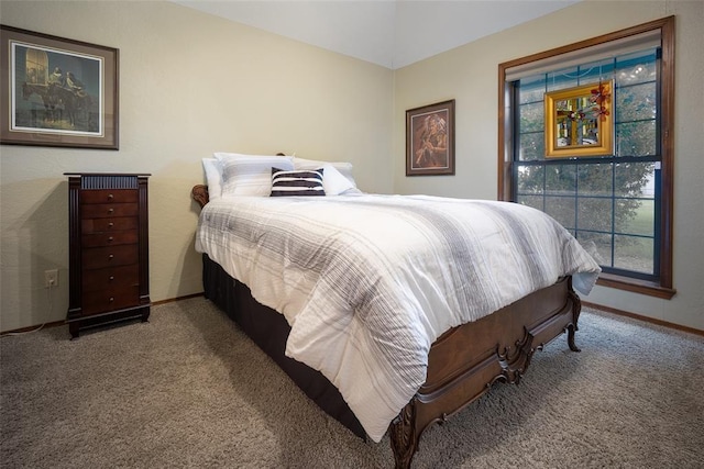 bedroom featuring carpet flooring