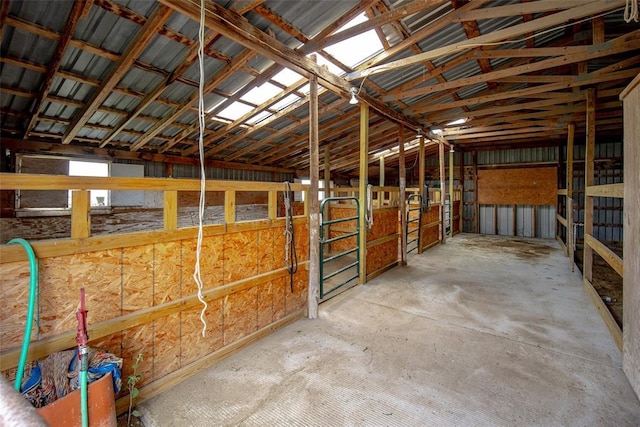 view of stable