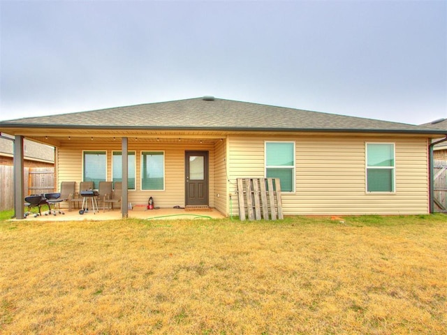 4408 Moonlight Rd, Mustang, OK 73064 - rear view of house with a patio area