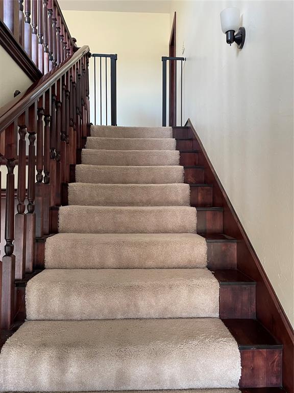 view of stairs