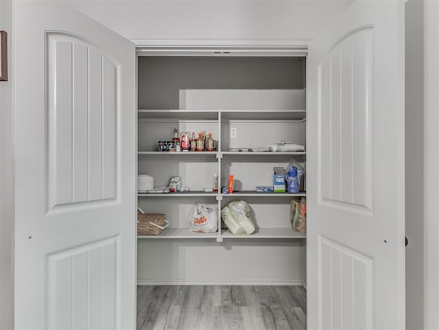 view of pantry