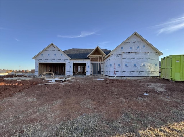 view of property in mid-construction