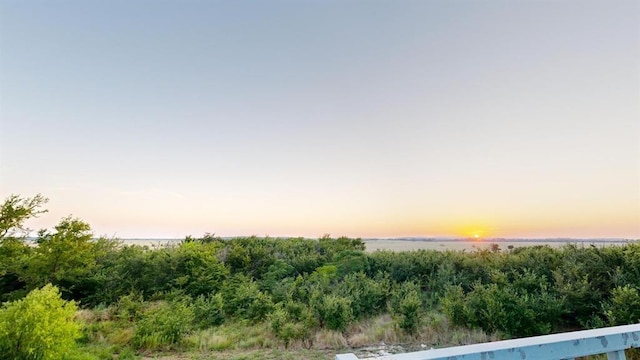 view of nature at dusk