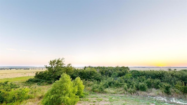 nature at dusk with a rural view