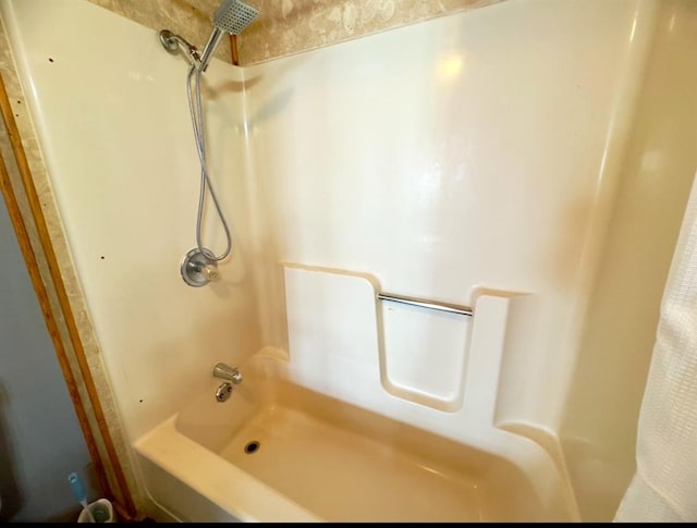 bathroom featuring tub / shower combination