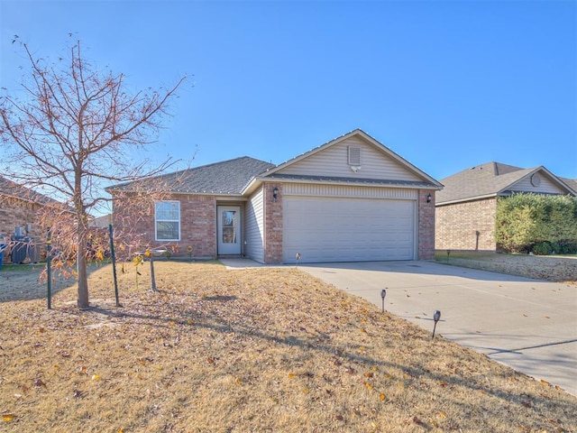 ranch-style house with a garage