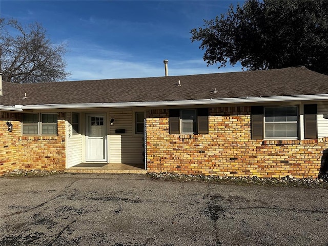 view of ranch-style home