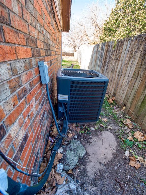 details featuring central air condition unit