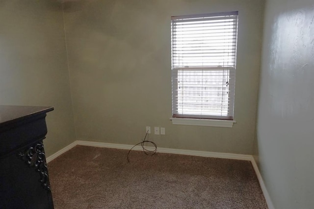 empty room with carpet floors