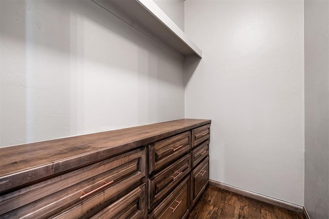 interior space with wood-type flooring