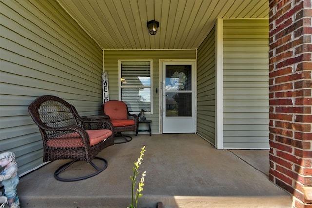 view of patio / terrace featuring covered porch