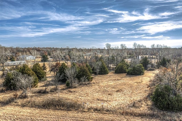 view of landscape with a rural view