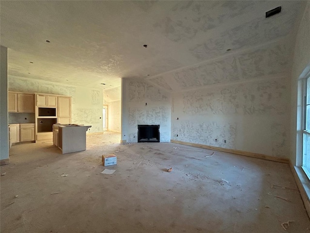 view of unfurnished living room